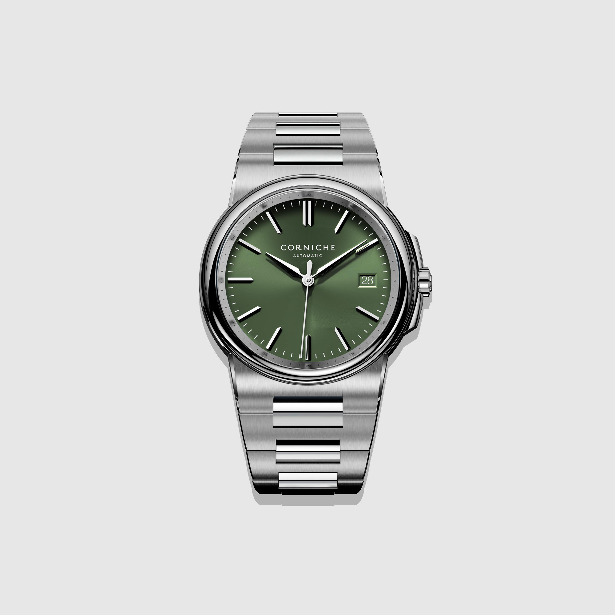 La Grande Corniche Steel with Verte Olive dial