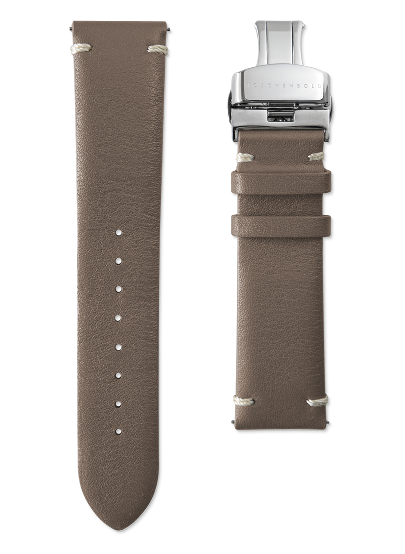 20mm SAND ITALIAN LEATHER STRAP